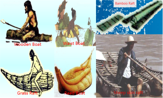 Early Human Rowing Raft 贻贝MarinSmart船海服务互联网平台